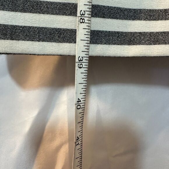 Calvin Klein Gray White and Yellow Striped Mini Dress Bodycon - Picture 6 of 9